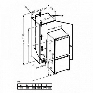 Холодильник WEISSGAUFF WRKI 2801 MD