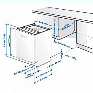 Посудомоечная машина BEKO DIN 15310