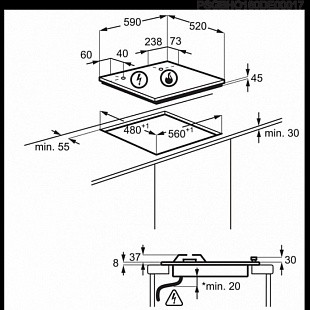 Варочная панель ZANUSSI ZGO568434B