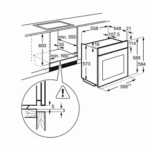 Духовой шкаф ZANUSSI ZOP 53792 XK