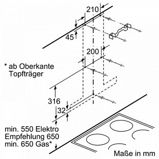 Вытяжка BOSCH DWB 09 W 651