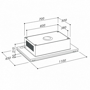 Вытяжка SIRIUS SLT970-EM FRAME W