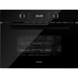 Духовой шкаф с СВЧ WEISSGAUFF OE 449 PDB BLACK EDITION