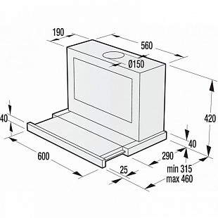 Вытяжка GORENJE BHP 643A5 BG