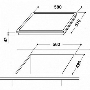 Варочная панель WHIRLPOOL AKT 813 BA