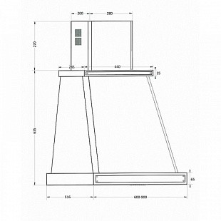 Вытяжка KUPPERSBERG T 669 C BRONZE