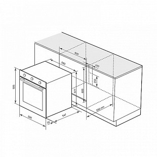 Духовой шкаф MILLEN MEO 6001 WH