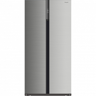 Холодильник WEISSGAUFF WSBS 590 NOFROST INVERTER PREMIUM INOX GLASS