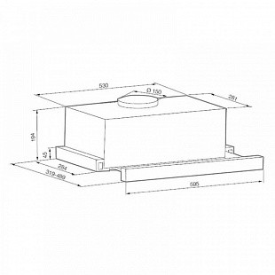 Вытяжка GRAUDE DHF 60.0 EL