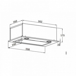 Вытяжка HOMSAIR CAMELIA POWER 60RD НЕРЖАВЕЮЩАЯ СТАЛЬ