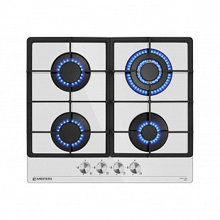 Газовая варочная панель MEFERI MGH604WH GLASS POWER