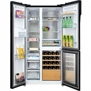 Холодильник HIBERG RFS-700DX NFGB INVERTER WINE
