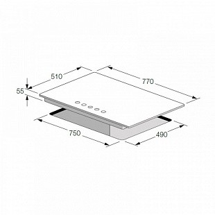Варочная панель FULGOR FCH 775 GWK WH