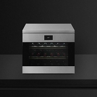 Встраиваемый винный шкаф SMEG CVF318X