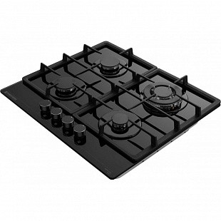 Газовая варочная панель MEFERI MGH604BK GLASS POWER