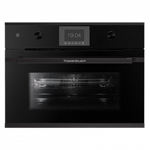 Компактный духовой шкаф с СВЧ KUPPERSBUSCH CBM 6350.0 S5 BLACK VELVET