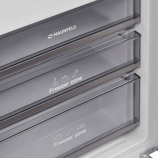 Встраиваемый холодильник MAUNFELD MBF19369NFWGR LUX INVERTER