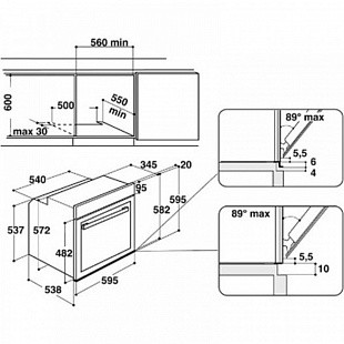 Духовой шкаф WHIRLPOOL AKZM8510/IX