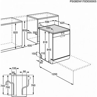 Посудомоечная машина ZANUSSI ZDF 26004 WA