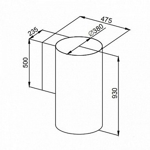 Вытяжка MAUNFELD LEE WALL (SENSOR) 39 ЧЕРНЫЙ