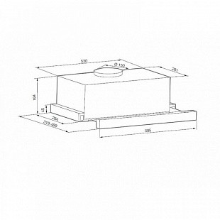 Вытяжка GRAUDE DHF 60.0 W