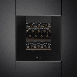 Встраиваемый винный шкаф SMEG CVI129B3