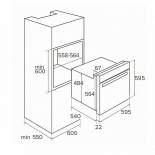 Духовой шкаф TEKA HO 725G BK