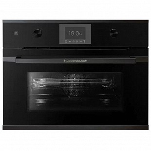 Компактный духовой шкаф с СВЧ KUPPERSBUSCH CBM 6350.0 S2 BLACK CHROME
