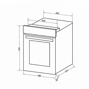 Духовой шкаф MAUNFELD EOEC516S1