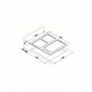 Варочная панель KORTING HG 630 CTSB PROVENCE