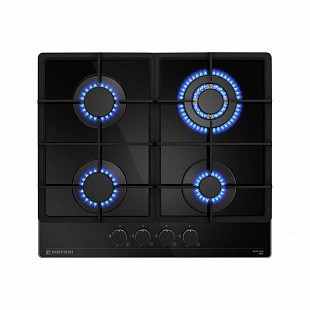 Газовая варочная панель MEFERI MGH604BK GLASS POWER