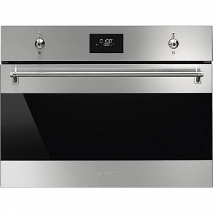 Встраиваемая микроволновая печь SMEG SO4301M0X CLASSICA