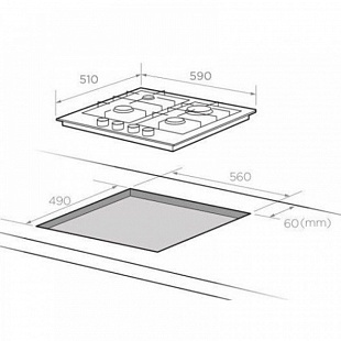 Варочная панель MIDEA MG684TRGI-B