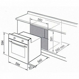 Духовой шкаф DELONGHI CM 6 B