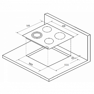 Варочная панель KUPPERSBERG ECS 623