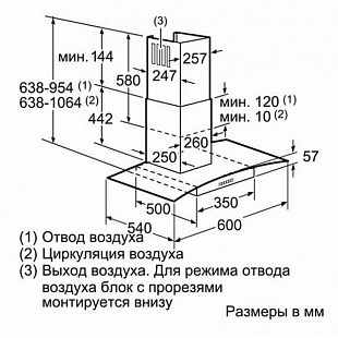Вытяжка BOSCH DWA 0697A51