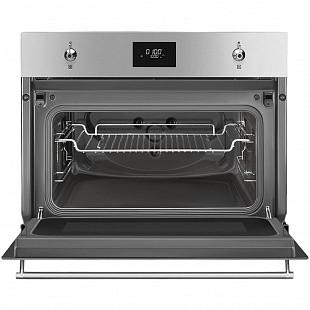 Встраиваемая микроволновая печь SMEG SO4301M0X CLASSICA