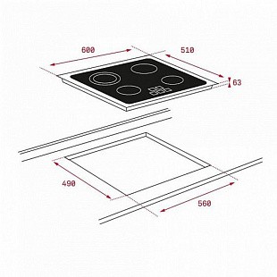 Варочная панель TEKA TB 6415