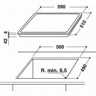 Электрическая варочная панель ZIGMUND & SHTAIN CN 37.4 W
