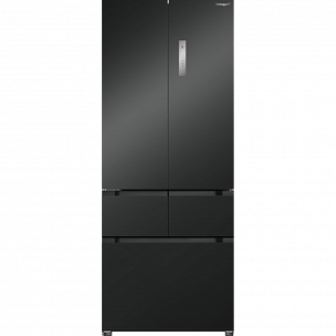 Холодильник WEISSGAUFF WFD 450 BUILT-IN INVERTER NOFROST DARK INOX