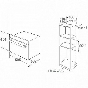 Духовой шкаф MIDEA TF944EG9-WH