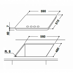 Варочная панель WHIRLPOOL GMA 6411 WH