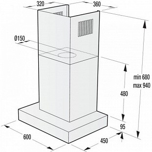 Вытяжка GORENJE WHT68INI