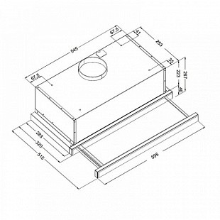 Вытяжка KORTING KHP 6975 GW