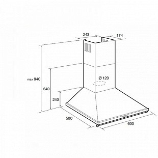 Вытяжка KORTING KHC 6740 RB