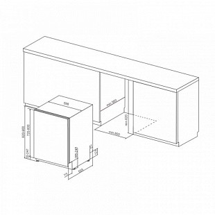 Посудомоечная машина KITCHENAID KDSDM 82143
