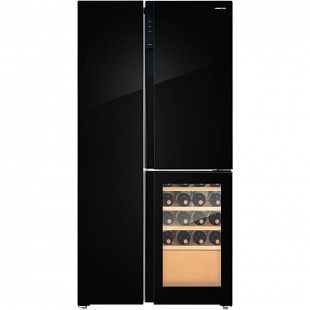 Холодильник HIBERG RFS-700DX NFGB INVERTER WINE