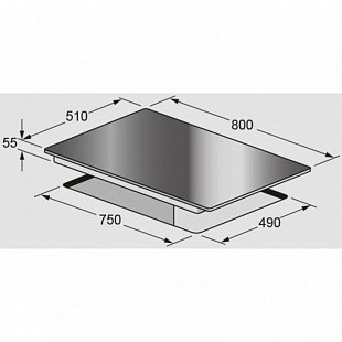 Варочная панель FULGOR CH 804 ID TS WH