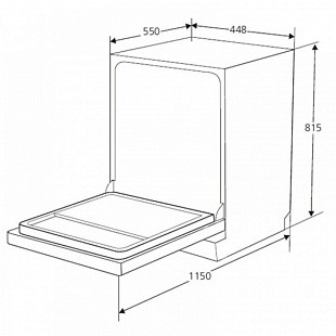 Посудомоечная машина KUPPERSBERG GLM 4575