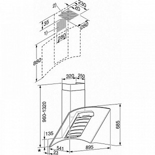 Вытяжка MIELE DA289-4 OBSW